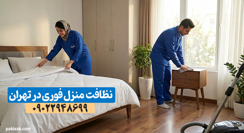 نظافت منزل فوری