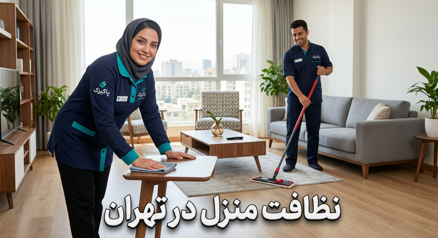 بهترین نظافتچی آقا و خانم در تهران با پاکیزک