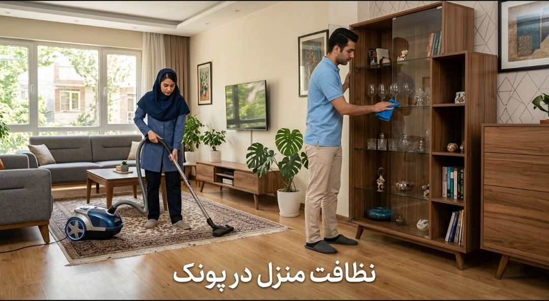 نظافت منزل در پونک 