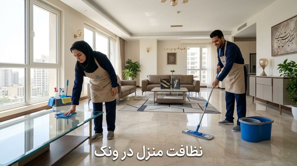 نظافت منزل در ونک