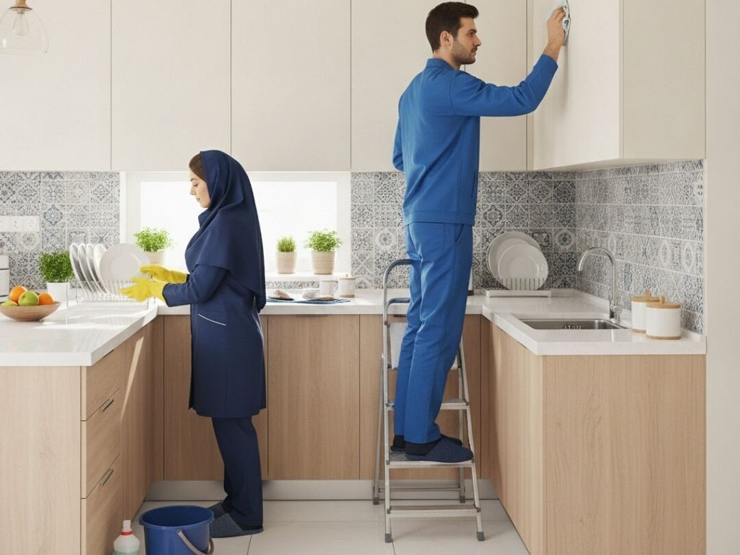 نظافتچی خانم و آقا در پاکیزک